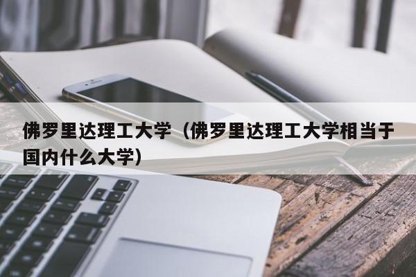 佛罗里达理工大学（佛罗里达理工大学相当于国内什么大学）