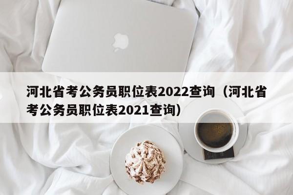 河北省考公务员职位表2022查询（河北省考公务员职位表2021查询）