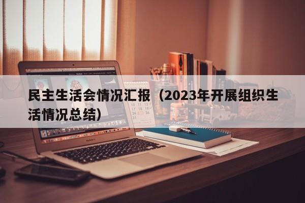 民主生活会情况汇报（2023年开展组织生活情况总结）