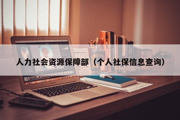 人力社会资源保障部（个人社保信息查询）