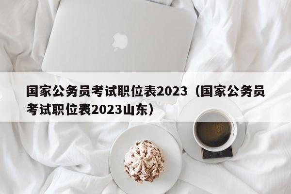 国家公务员考试职位表2023（国家公务员考试职位表2023山东）