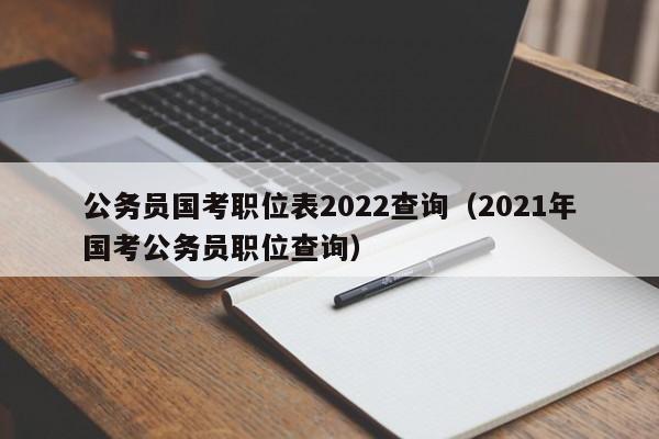 公务员国考职位表2022查询（2021年国考公务员职位查询）