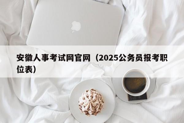 安徽人事考试网官网（2025公务员报考职位表）